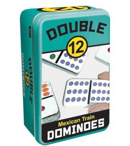 DOMINOES MEXICAN TRAIN DBL 12