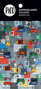 KIDS STICKERS VIDEO GAMES