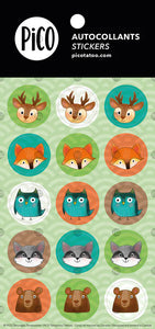 KIDS STICKERS FOREST ANIMALS