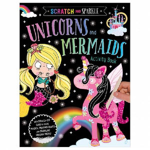 SCRATCH SPARKLE UNICORNS MERMAID