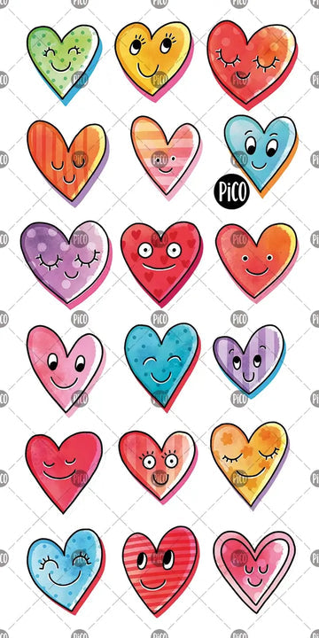 KIDS TATTOO FRIENDLY LITTLE HEARTS