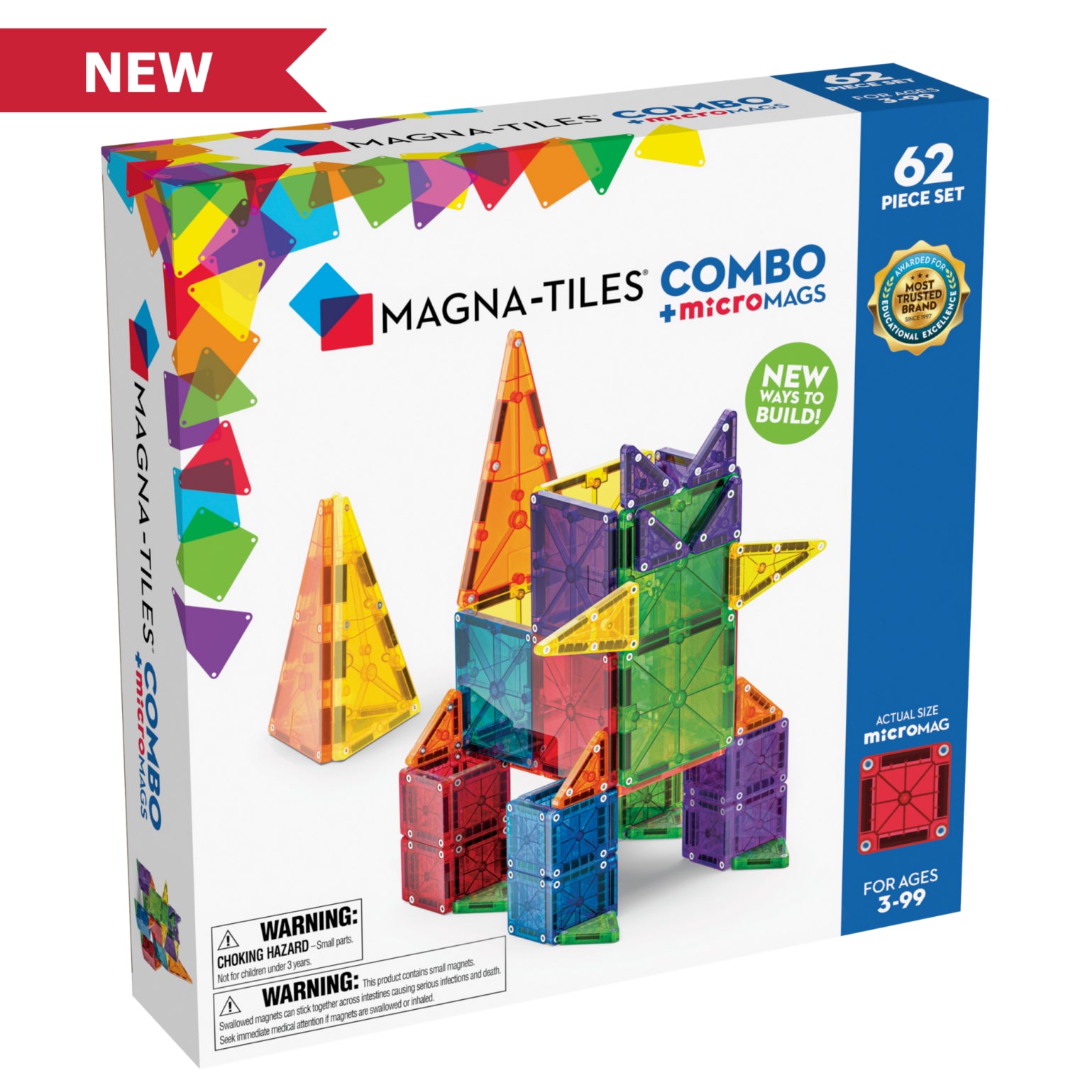 MAGNA TILES MICROMAGS 62 PC