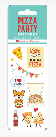 PIZZA PARTY STICKER SET