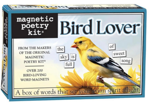 BIRD LOVER  MAGNETIC POETRY