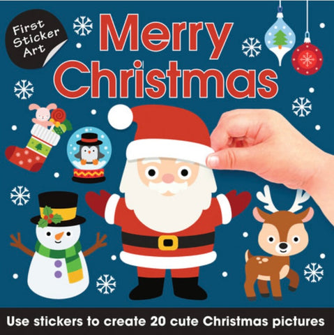 FIRST STICKER ART MERRY CHRISTMAS