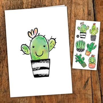 GREETING CARD CACTUS