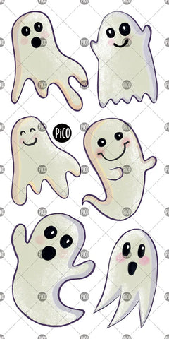 KIDS TATTOOS GHOSTS