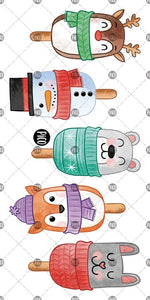 KIDS TATTOOS  XMAS POPSICLE