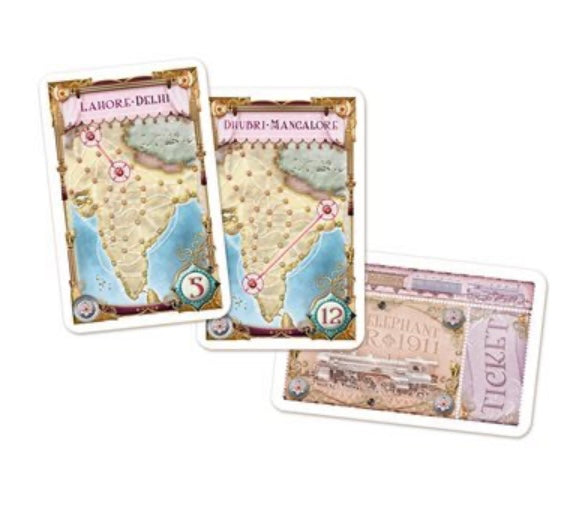 TICKET TO RIDE MAP #2 INDIA/ S