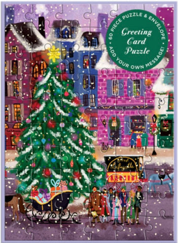 GREETING CARD PUZZLE XMAS SQUARE