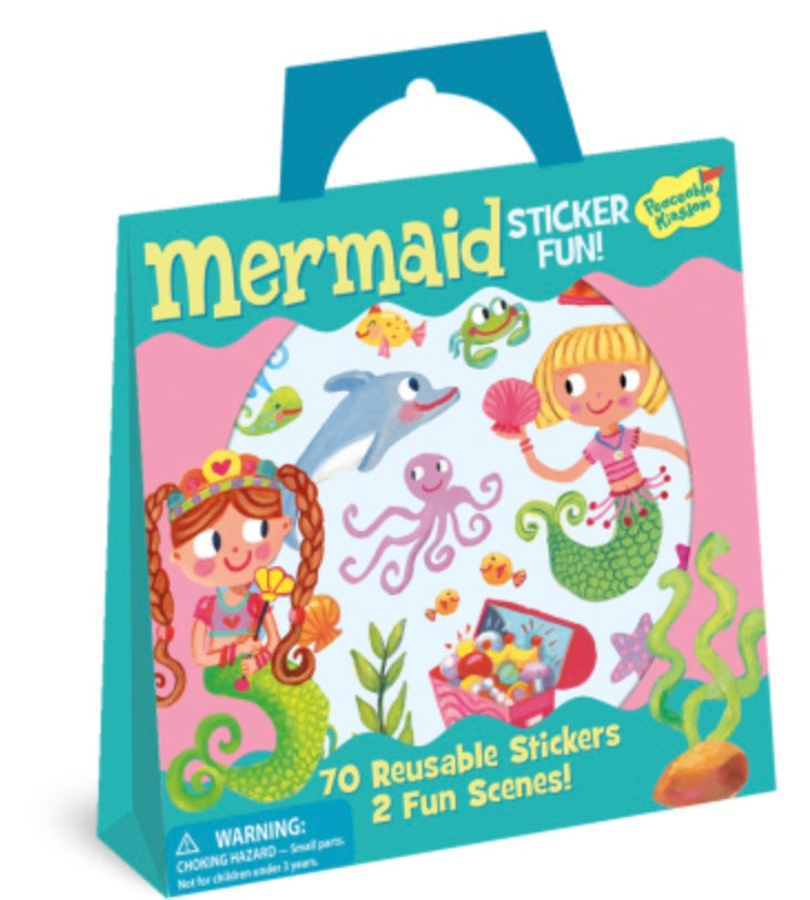 MERMAID REUSABLE STICKER TOTE