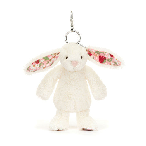 BLOSSOM CREAM BUNNY BERRY BAG CHARM