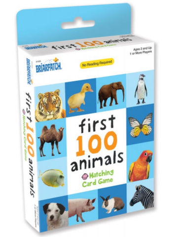 FIRST 100 ANIMAL CARD GAME