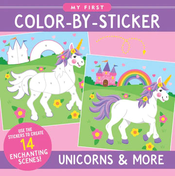 COLOR BY STICKER UNICORNS & MO