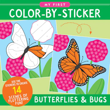 COLOR BY STICKER BUTTERFLIES & BUGS