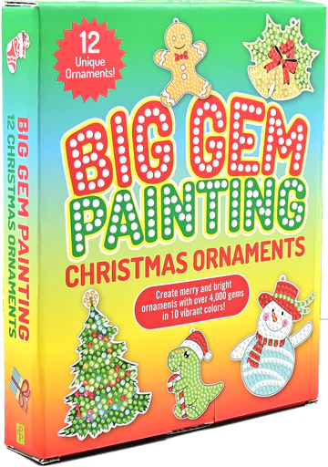 BIG GEM PAINTING CHRISTMAS ORNAMENTS