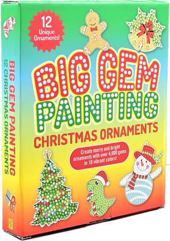 BIG GEM PAINTING CHRISTMAS ORNAMENTS