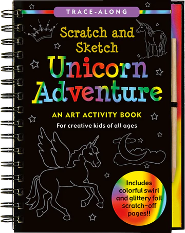 UNICORN ADVENTURE SCRATCH & SKETCH BOOK