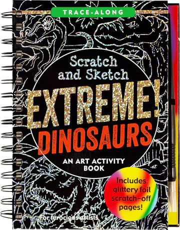 EXTREME DINOS SCRATCH & SKETCH