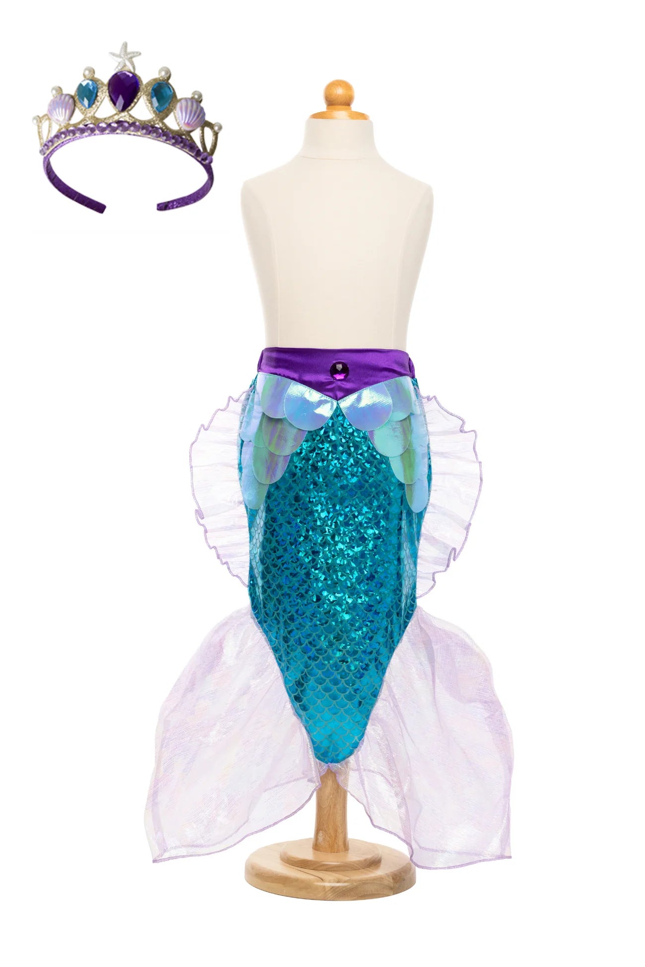 MERMAID GLITTER SKIRT BLUE