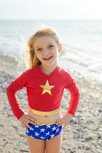 WONDER GIRL SWIMSUIT 3-4