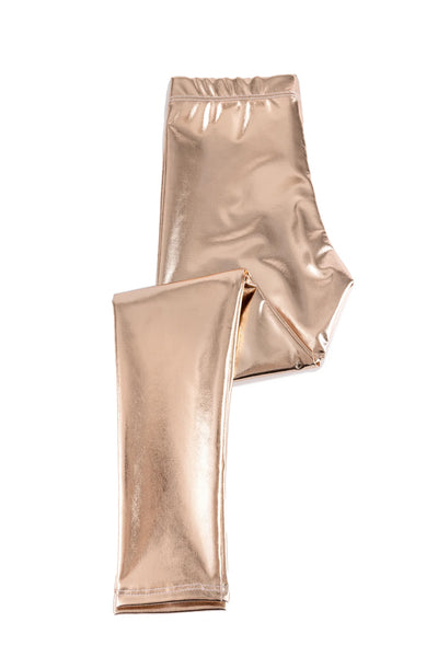 LOVE LIFE LEGGINGS GOLD SZ 7-8