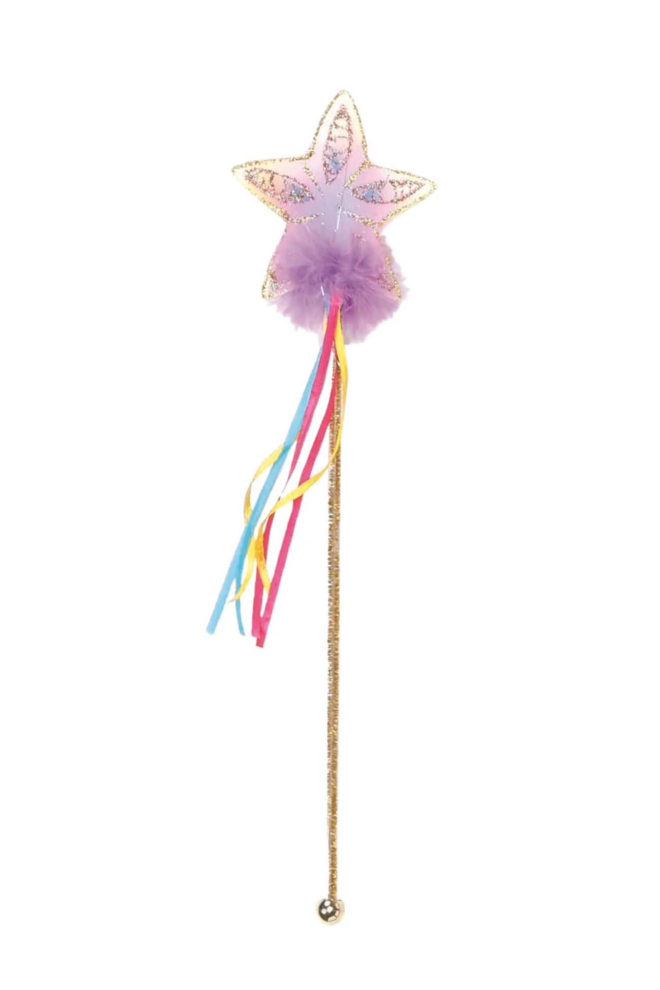 GLITTER RAINBOW WAND GOLD