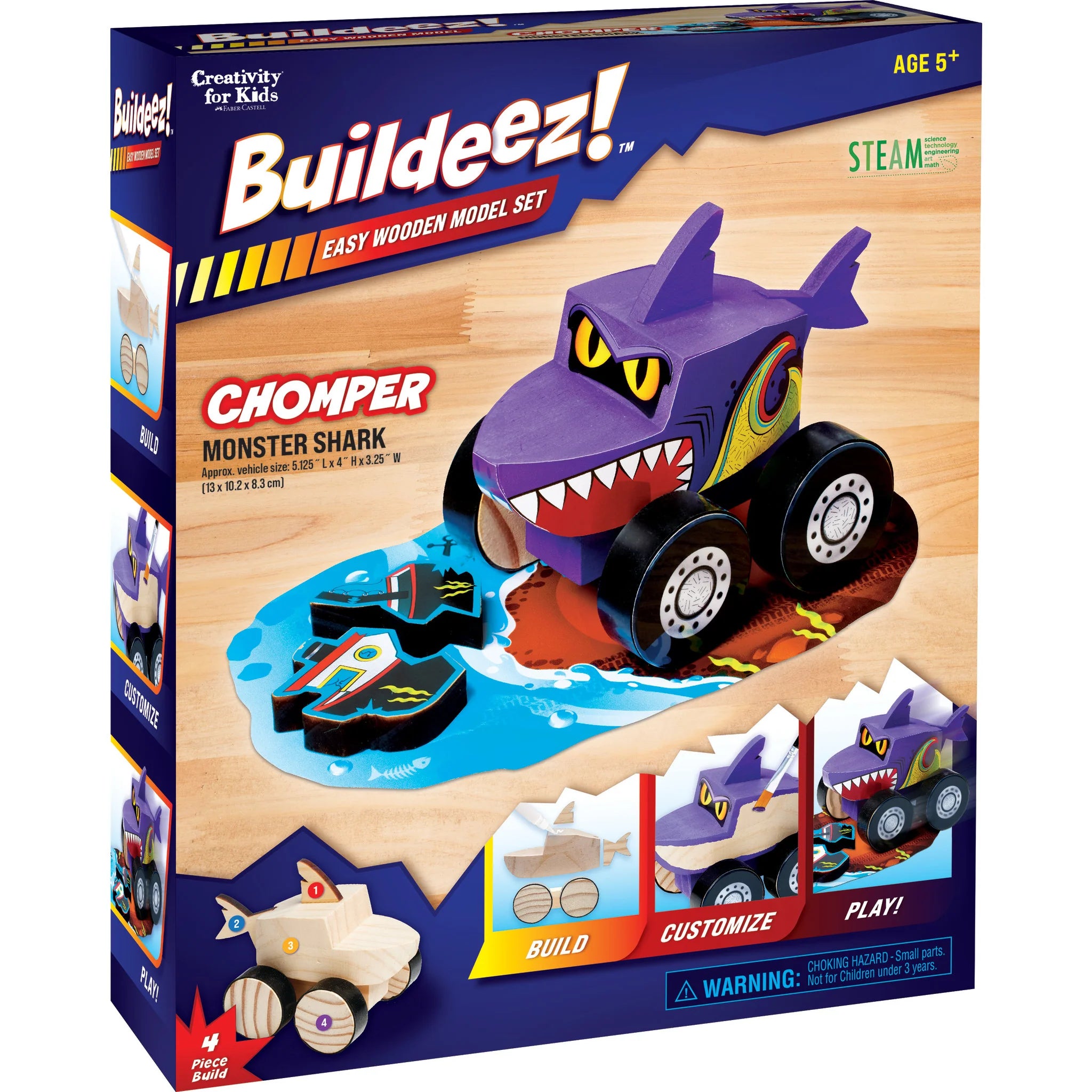 BUILDEEZ MONSTER SHARK CHOMPER