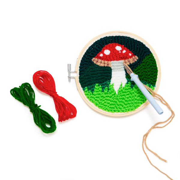 MUSHROOM PUNCH NEEDLE KIT