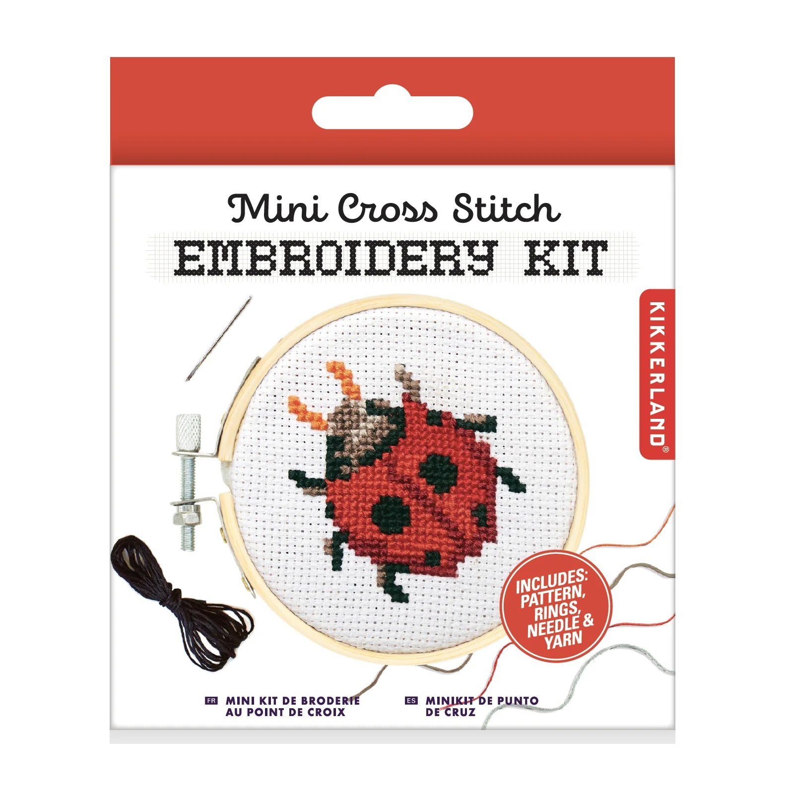 MINI CROSS STITCH LADYBUG