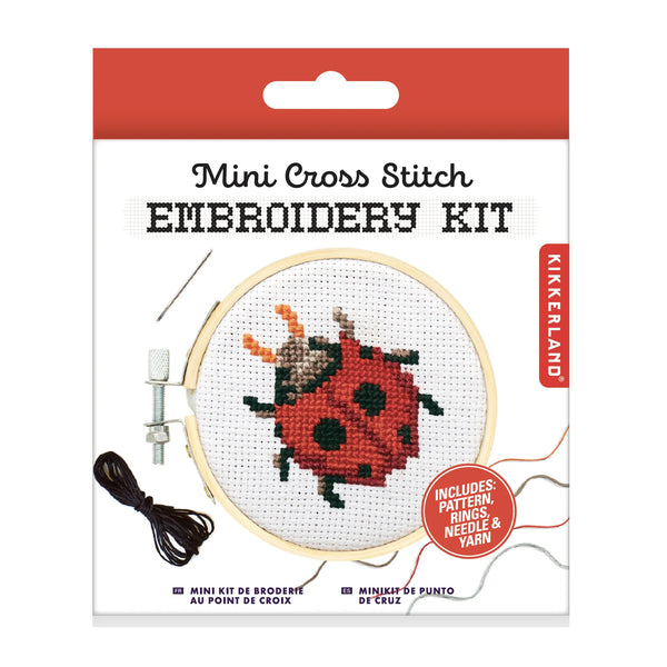 MINI CROSS STITCH LADYBUG