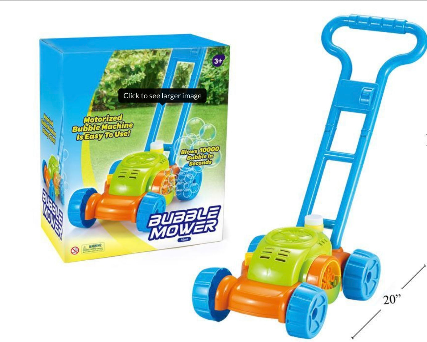 SUNNY DAYS BUBBLE MOWER