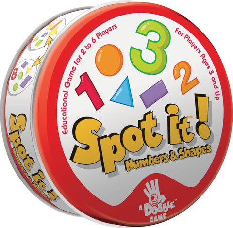SPOT IT NUMBERS AND SHAPES