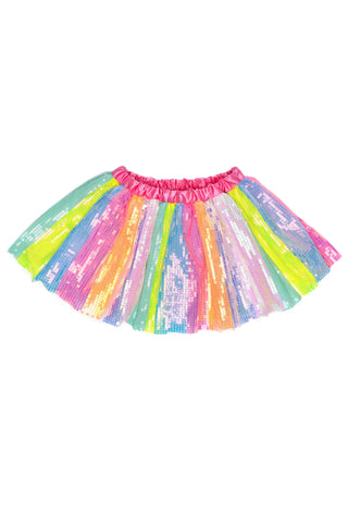 STRIPY SEQUIN SKIRT 4-6