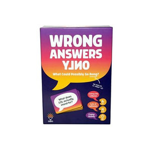 WRONG ANSWERS GAME