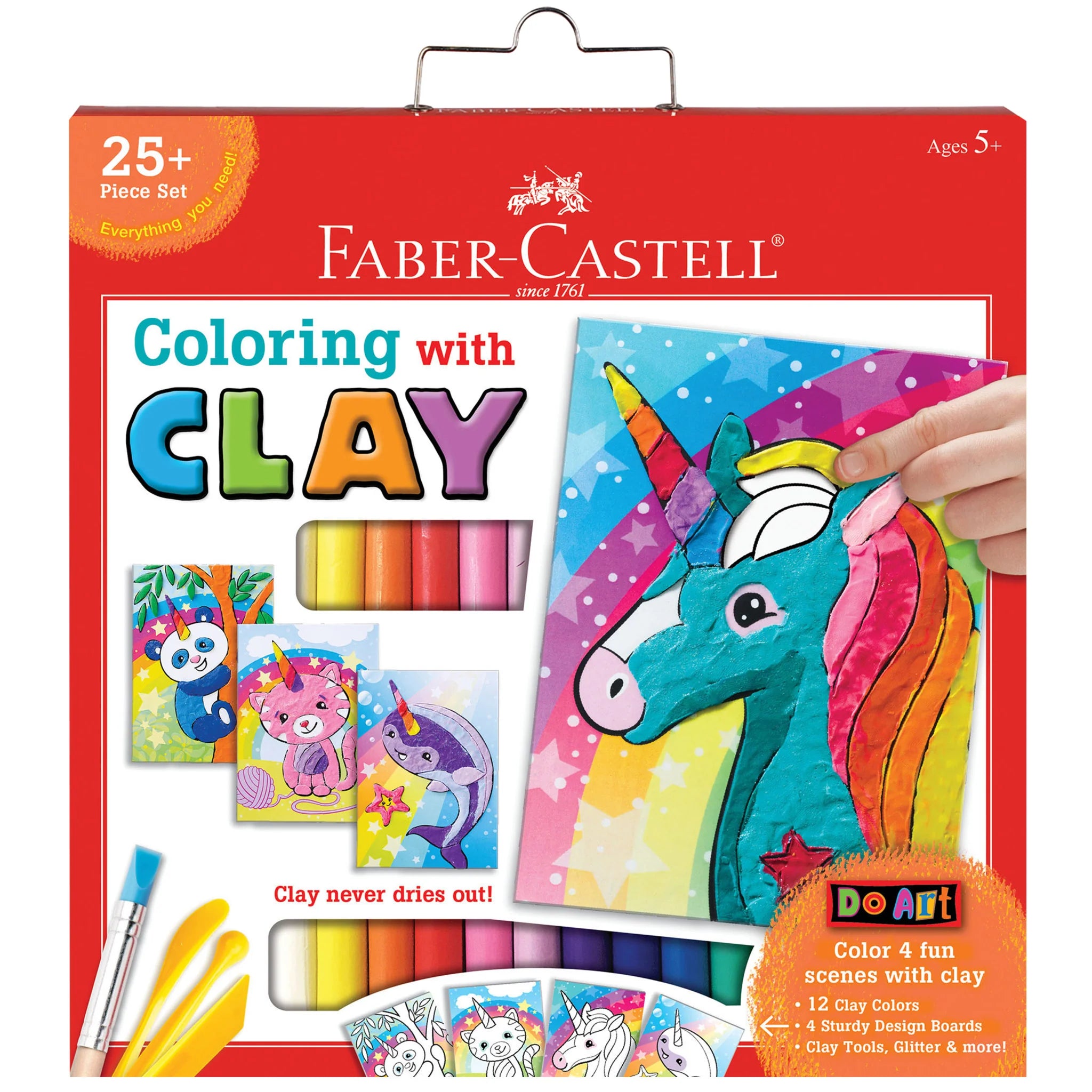 DO ART COLOUR & CLAY UNICORN