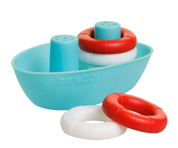 UBBI BOAT & BUOYS BATH TOY