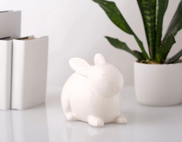 CERAMIC BUNNY PIGGY BANK