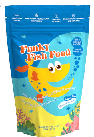 HULLABALOO BLUE FUNKY FISH FOAMING BATH