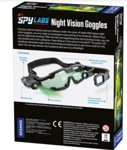 SPY LABS NIGHT VISION GOGGLES