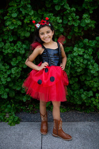 LADYBUG DRESS W HEADBAND