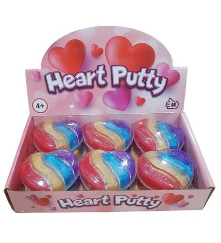 MULTI COLOUR HEART SHAPE SLIME