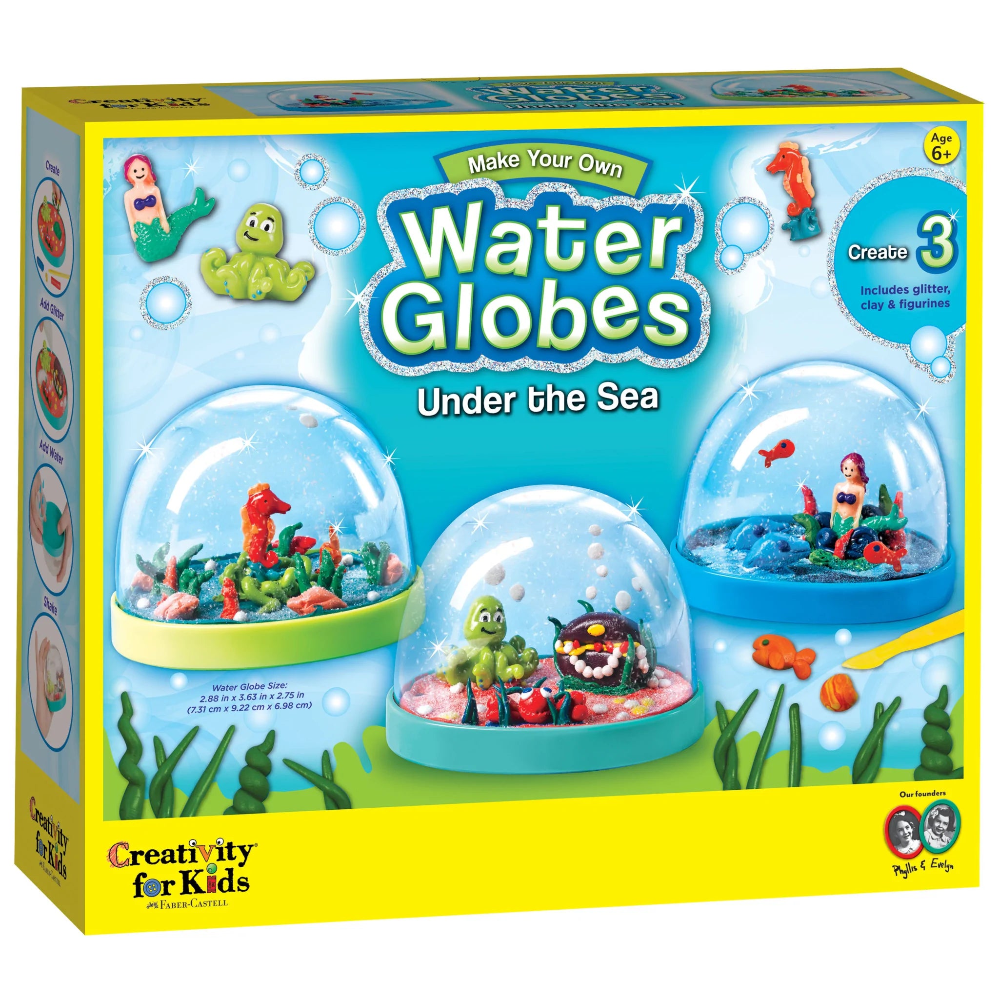 MAKE YOUR OWN WATER GLOBES UNDERWATER