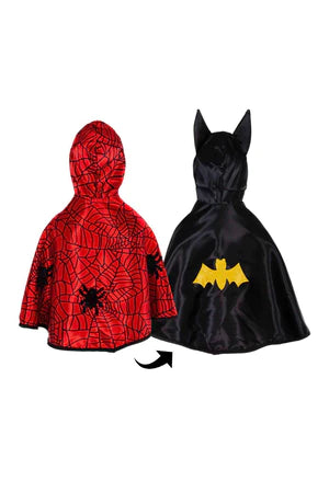 REVERSIBLE SPIDERMAN BABY CAPE