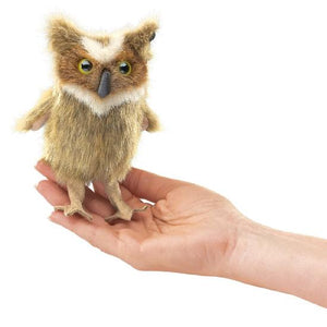 MINI GREAT HORNED OWL PUPPET